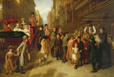 Poverty and Wealth, 1888 by William Powell Frith